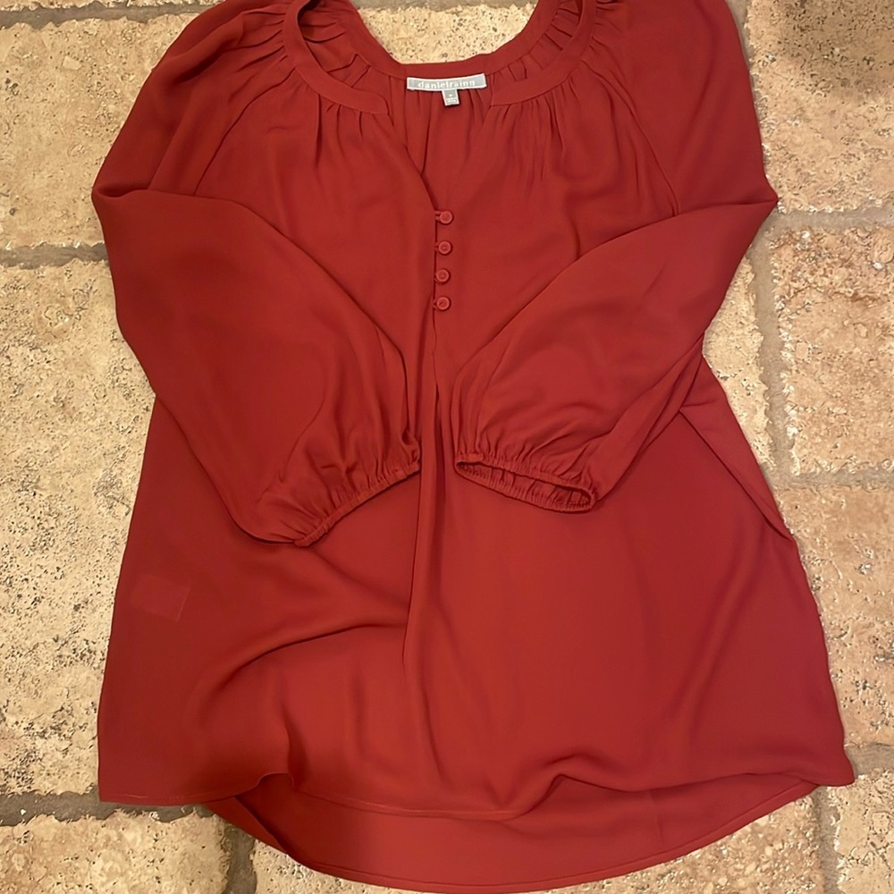 Beautiful Rust Colored Blouse For Fall - image 1